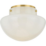 Lilou Ceiling Light - Aged Brass / Cloud