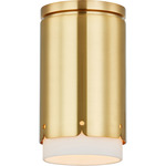 Asa Ceiling Light - Aged Brass / Opal Matte