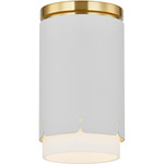 Asa Ceiling Light - Aged Brass / Soft White / Opal Matte