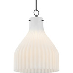 Corinthia Pendant - Old Bronze / Opal Shiny