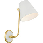 Georgann Wall Sconce - Aged Brass / Soft White / Soft White