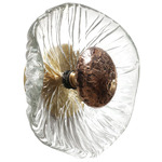 Iris Wall Sconce - Antique Bronze / Crystal