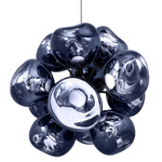 Melt Burst Chandelier - Black / Smoke