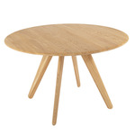 Slab Round Dining Table - Natural