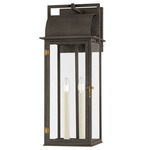 Bohen Outdoor Wall Sconce - French Iron / Clear