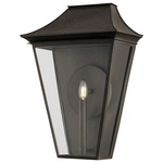 Tehama Outdoor Wall Sconce - French Iron / Clear