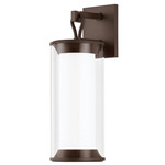 Cannes Outdoor Wall Light - Bronze / Opal White