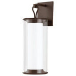 Cannes Outdoor Wall Light - Bronze / Opal White