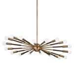 Obie Chandelier - Patina Brass/ Bronze