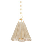 Sonoma Pendant - Vintage Gold Leaf / Bleach