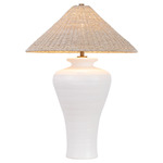 Pezante Table Lamp - White / Natural