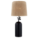Morri Table Lamp - Forged Iron / Natural