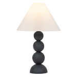 Miela Table Lamp - Black / Off White