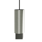Extra Pendant - Satin Nickel Outer Shade & Canopy / Satin Graphite