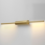 Link Double Wall Reading Light - Satin Brass