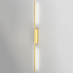 Link Double Wall Reading Light - Satin Brass