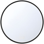 Cerissa Gen2 Round Color Select LED Mirror - Black