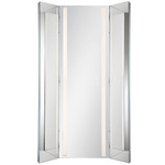 Tri-Fold Gen2 Color-Select LED Mirror - Chrome