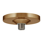 2 Inch Round Freejack Canopy Port Alone - Aged Brass