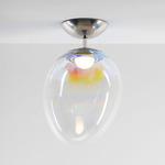 Stellar Nebula Ceiling Light - Polished Aluminum / Dichroic Gradient