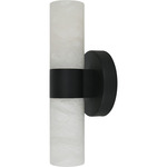 Luella Wall Sconce - Black / Alabaster