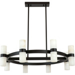 Luella Pendant - Black / Alabaster