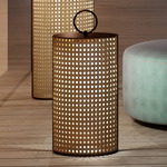 Clara Outdoor Portable Lamp - Bronze Lacquered / Vienna Straw Effect