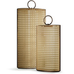 Clara Outdoor Portable Lamp - Bronze Lacquered / Vienna Straw Effect