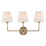 Sylvan Bathroom Vanity Light - Vibrant Gold / White