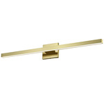 Arandel Extended Bathroom Vanity Light - Aged Brass / White