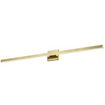 Arandel Extended Bathroom Vanity Light - Aged Brass / White