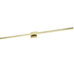 Arandel Extended Bathroom Vanity Light - Aged Brass / White