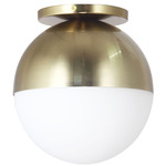 Dayana Ceiling Light - Aged Brass / Opal White