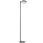 Fia Floor Lamp - Matte Black / White