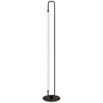 Freya Floor Lamp - Matte Black / White