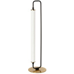 Freya Table Lamp - Aged Brass / Matte Black / White