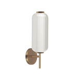 Ramona Wall Sconce - Aged Brass / Clear Beveled