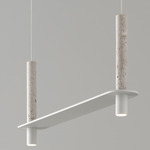 Meta Mini Parallel Pendant - White