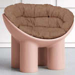 Roly Poly Indoor Fabric Cushion - Bonifacio Pink