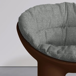 Roly Poly Indoor Fabric Cushion - Bonifacio Light Grey