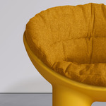 Roly Poly Indoor Fabric Cushion - Bonifacio Ochre