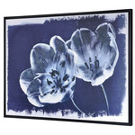 Meru Wall Art - Blue / White