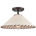Marion Ceiling Light - Oil Rubbed Bronze / Natural