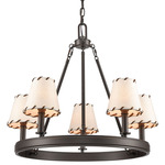 Marion Chandelier - Oil Rubbed Bronze / Natural