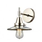 Railroad Wall Sconce - Polished Nickel
