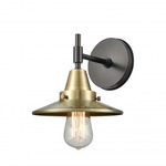 Railroad Wall Sconce - Antique Brass / Matte Black