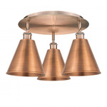 Ballston Cone Ceiling Light - Antique Copper