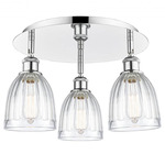 Brookfield Multi Light Ceiling Light - Polished Chrome / Clear