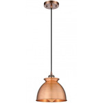 Adirondack Cord Hung Mini Pendant - Antique Copper