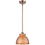 Adirondack Stem Hung Pendant - Antique Copper